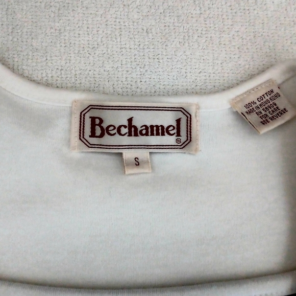 VTG 90s BECHAMEL Sailor Cotton Top, size S - Picture 8 of 10